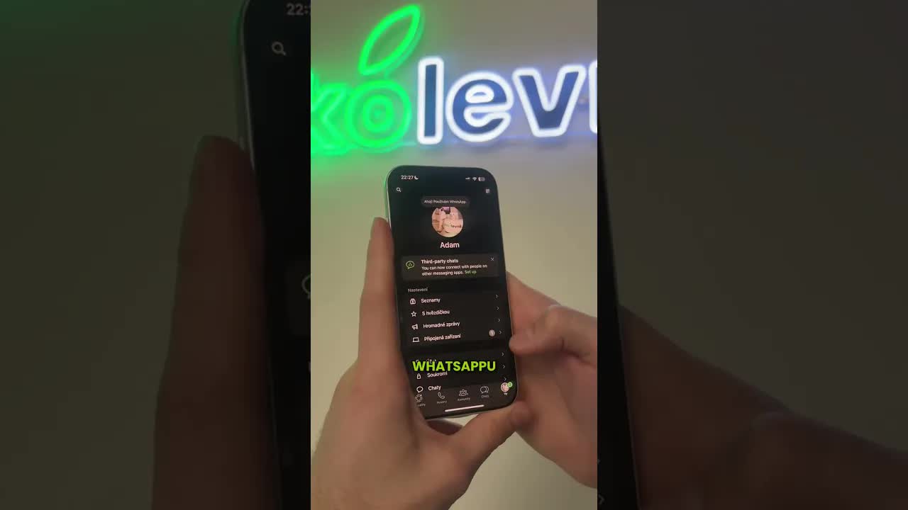 Jak zapnout zabezpečení WhatsAppu