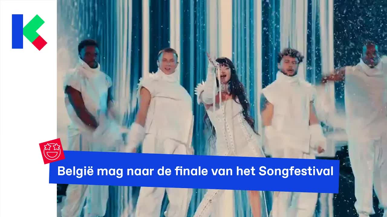 België naar finale van Songfestival