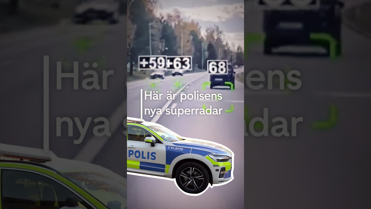 Polisens nya superradar för hastighetskontroll