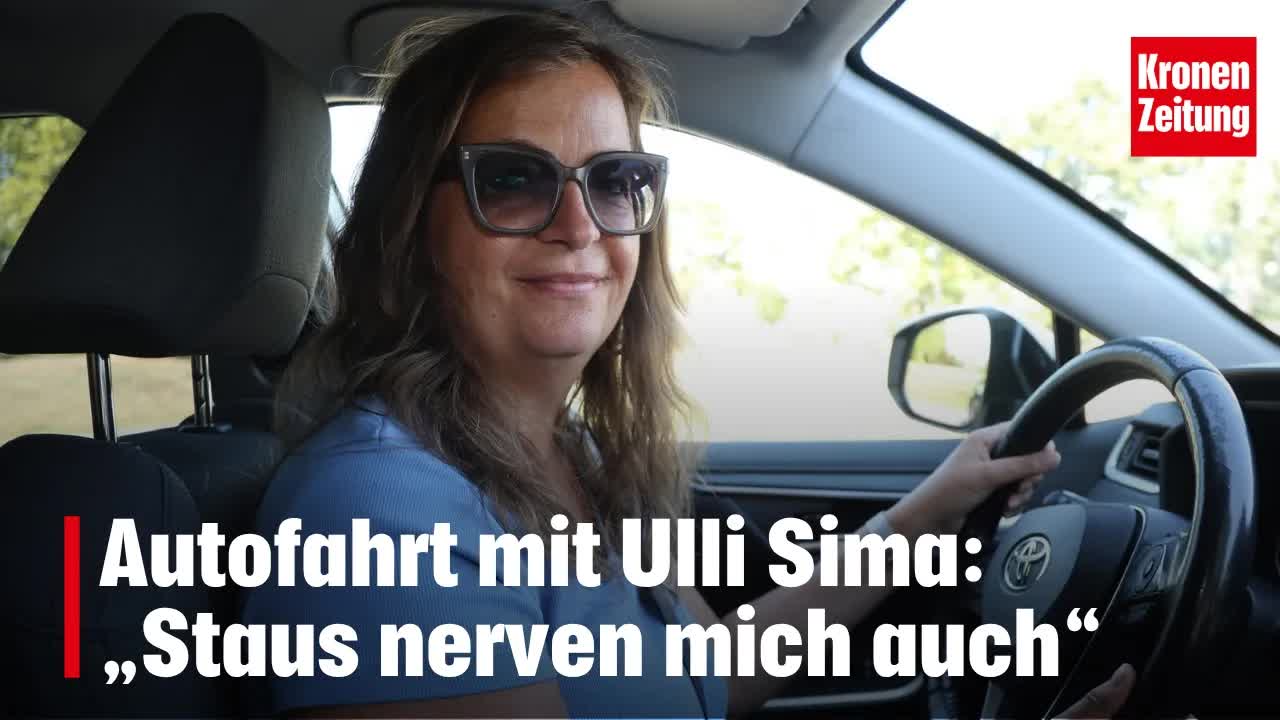 Verkehrsstadträtin Ulli Sima im Auto