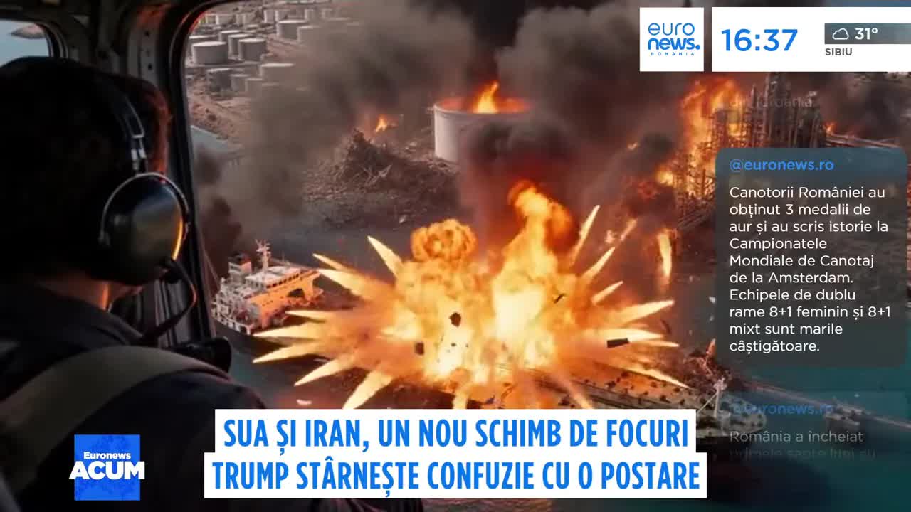 Trump stârnește confuzie cu postări despre Iran