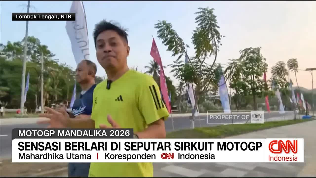 Berlari di Sekitar Sirkuit MotoGP Mandalika