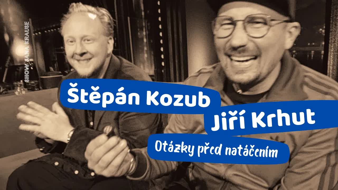 Štěpán Kozub a Jiří Krhut v Show Jana Krause