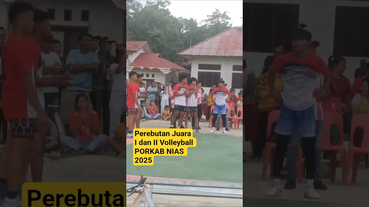Final voli pekan olahraga kabupaten Nias 2025
