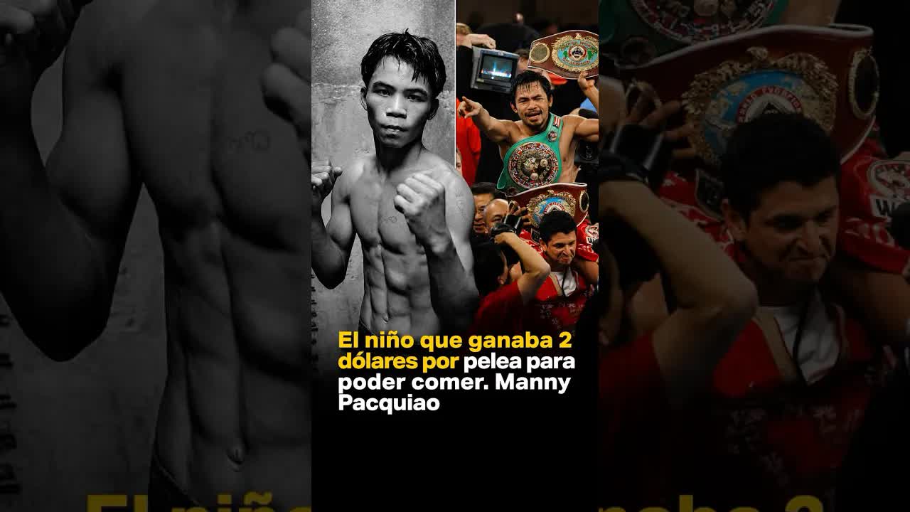 La historia de Manny Pacquiao, el boxeador que luchó por comer