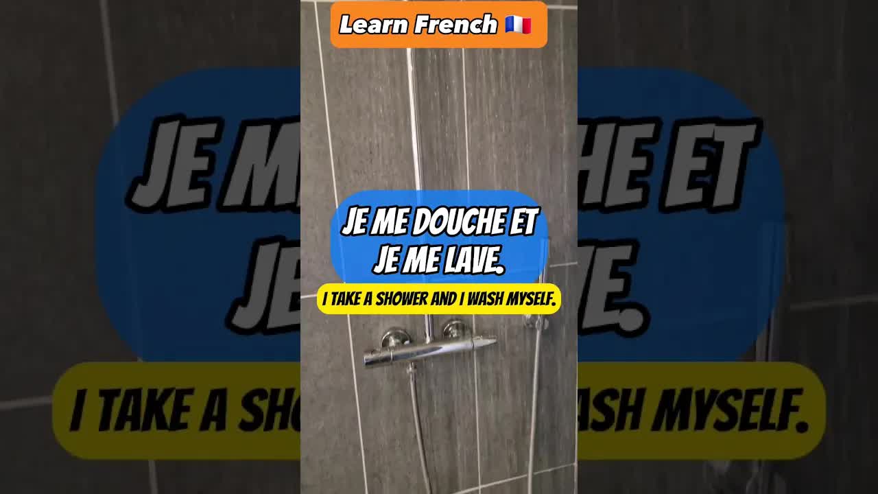 Ma routine matinale en français