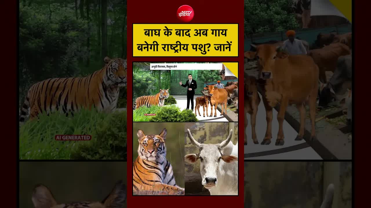 भारत का राष्ट्रीय पशु बाघ और गाय पर बहस