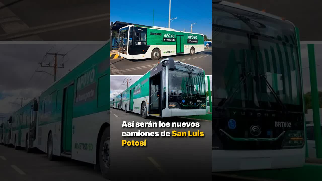 Nueva ruta gratuita de autobuses eléctricos en San Luis Potosí