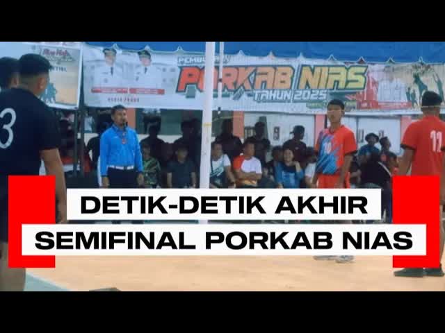 Komentar semifinal voli PORKAB Nias 2025