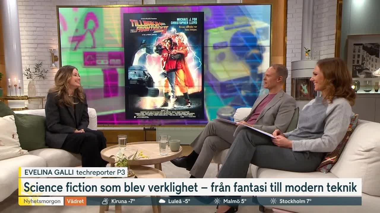 Sci-fi-filmers framtidsteknik i verkligheten