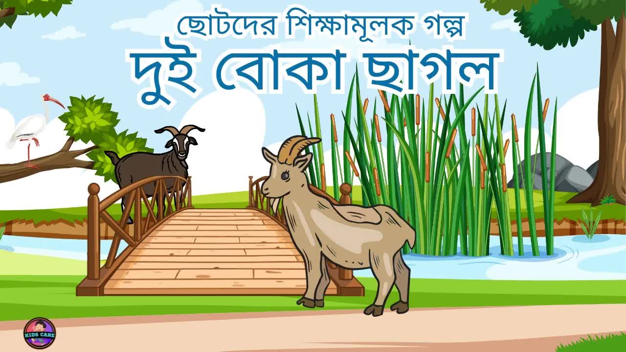 দুই বোকা ছাগলের নৈতিক গল্প