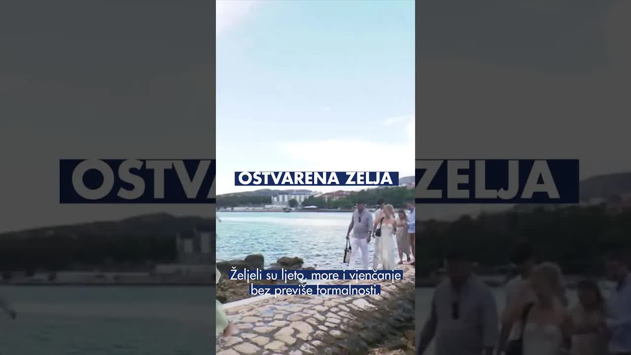 Vjenčanje na otočiću Svetom Marinu