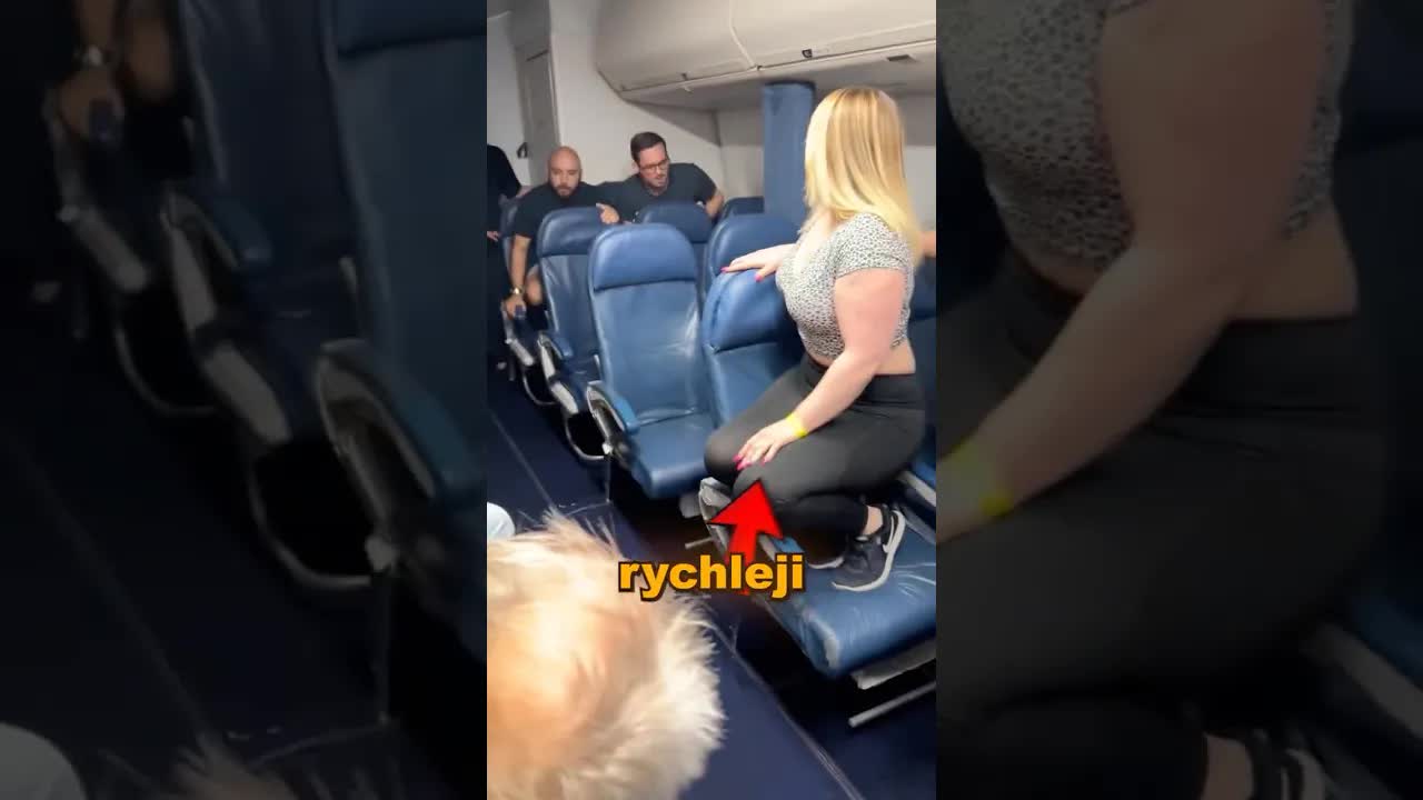 Letuška zachraňuje ježka z letadla