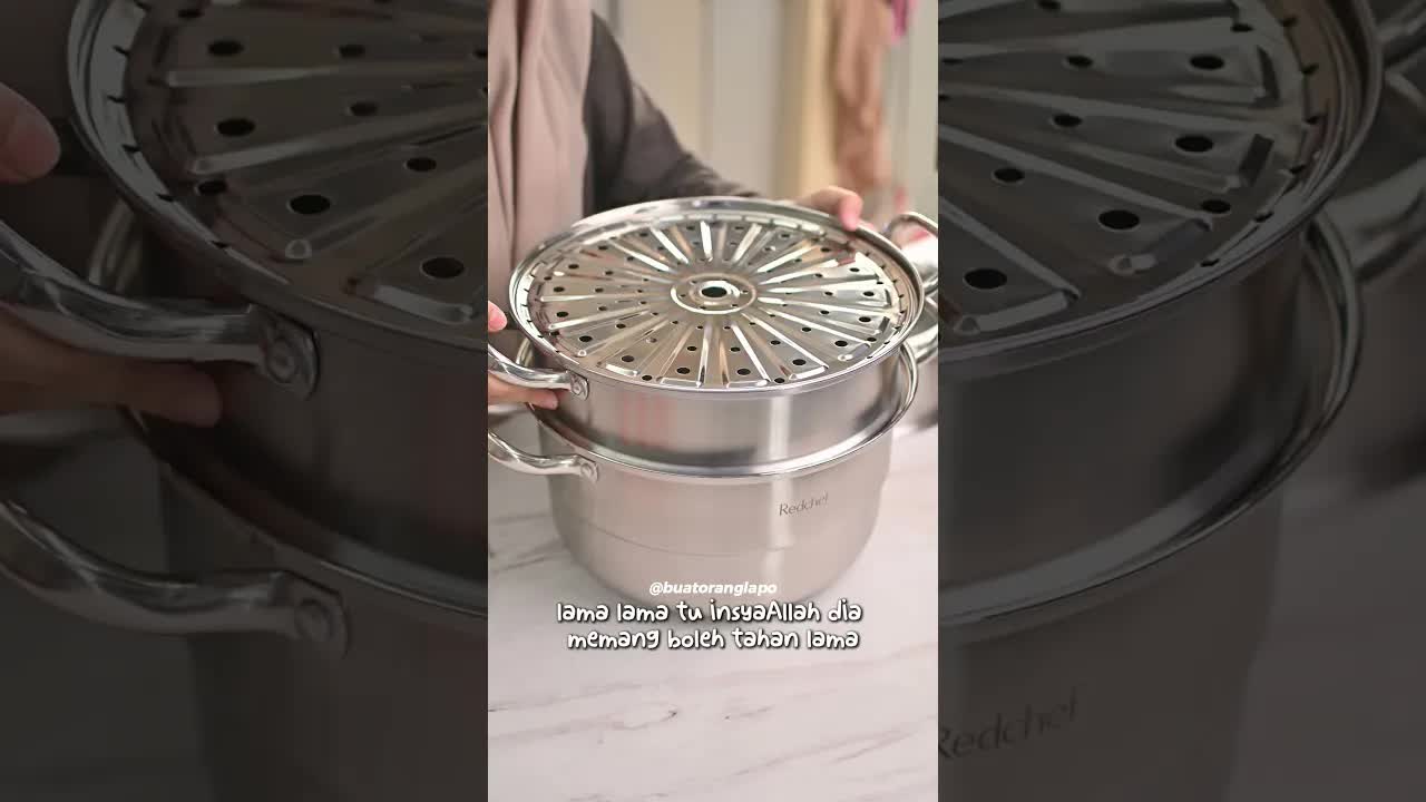 Review Pengukus Tiga Tingkat Stainless Steel