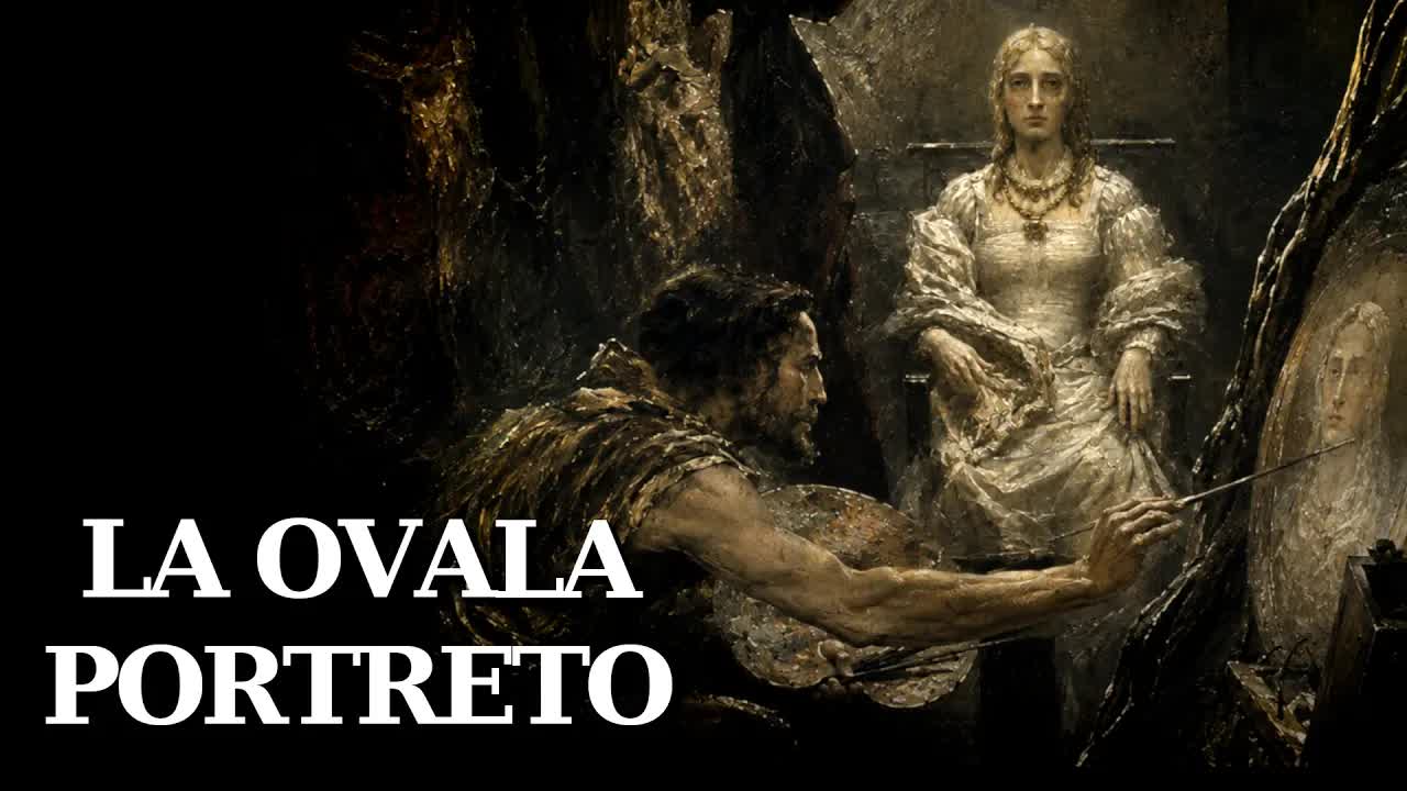 La Ovala Portreto de Edgar Allan Poe
