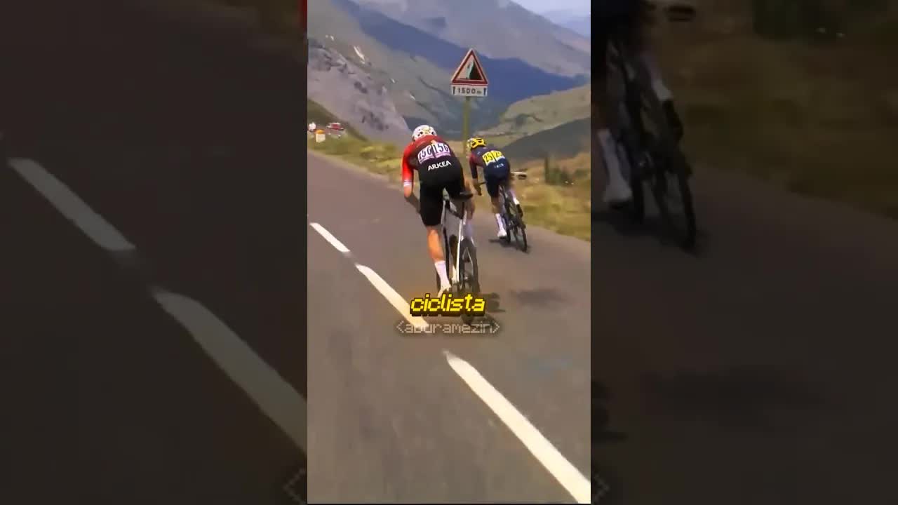 O ciclista que ultrapassou 28 em poucos quilômetros