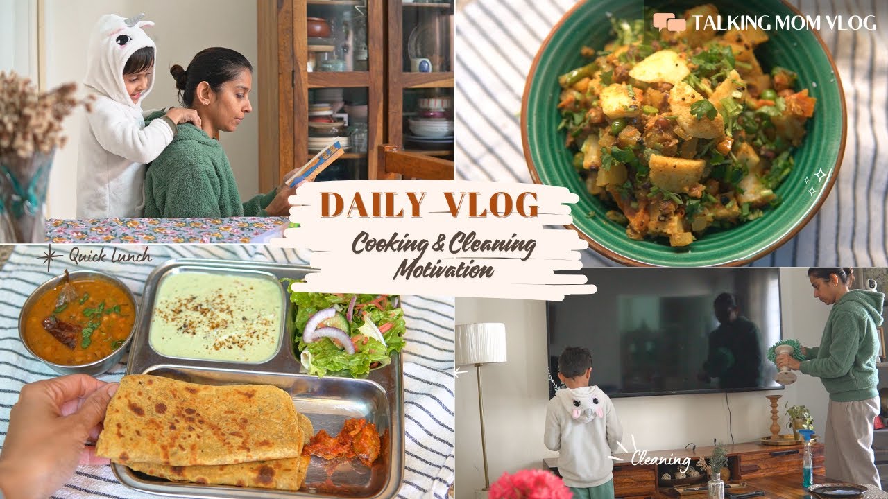Indian Homemaker Vlog: Cooking & Cleaning Routine