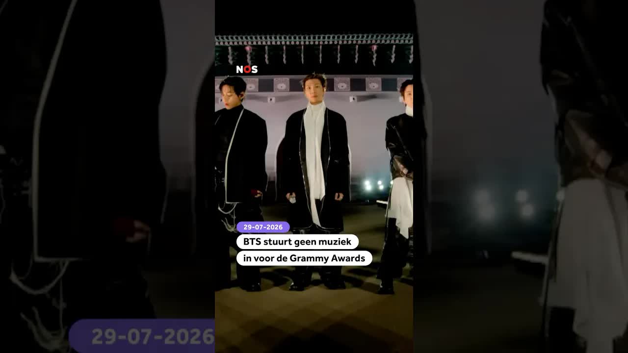 BTS stuurt geen muziek in voor Grammys
