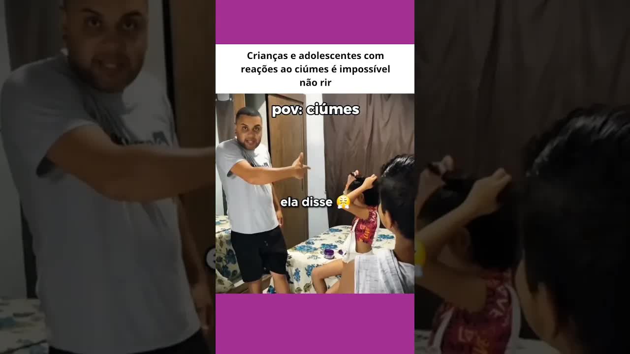 Crianças com ciúmes: reações engraçadas