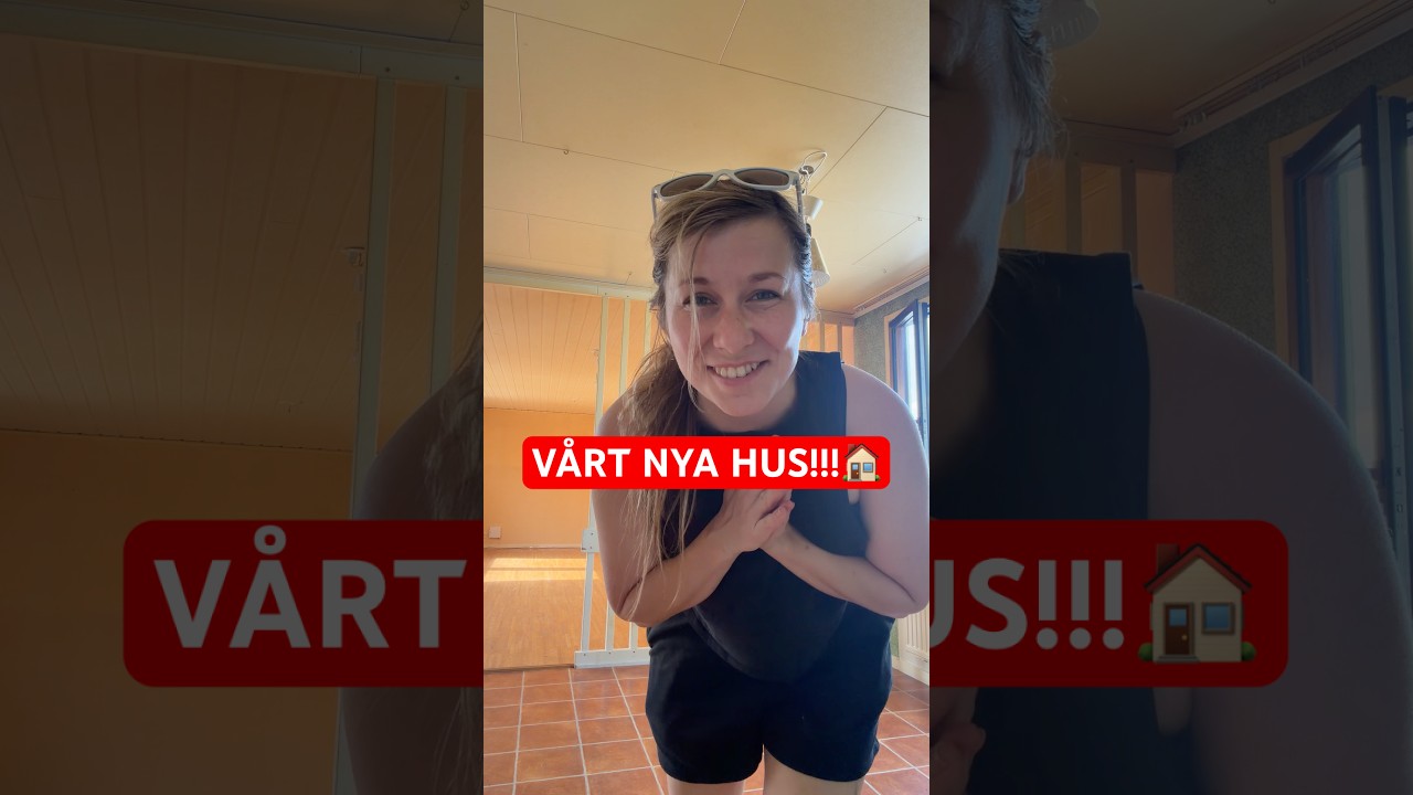 Vi köpte hus och fixar tomten!