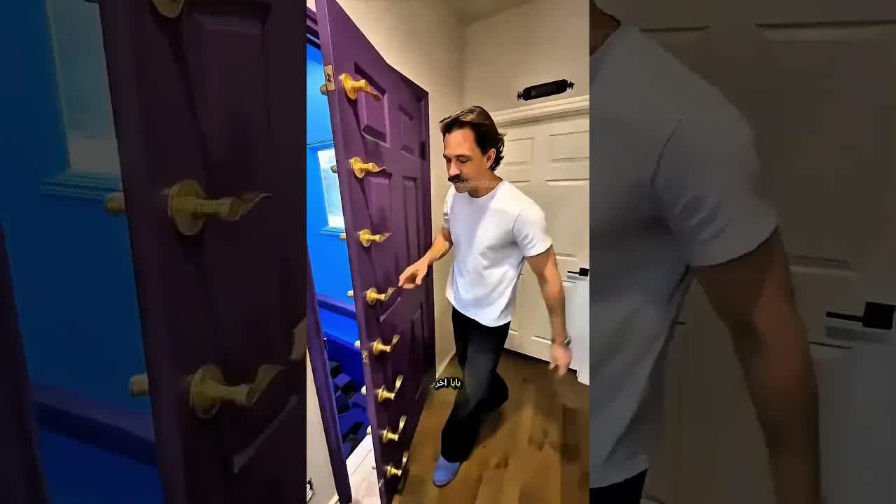 بيت مستحيل للسرقة بسبب أبوابه الغريبة