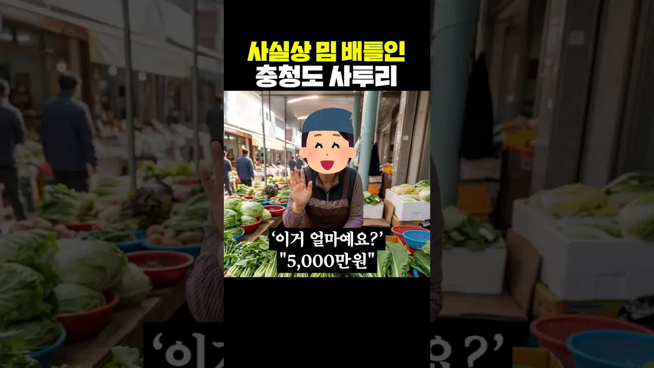 충청도 사투리와 Gyeongsang 표현의 밈 배틀