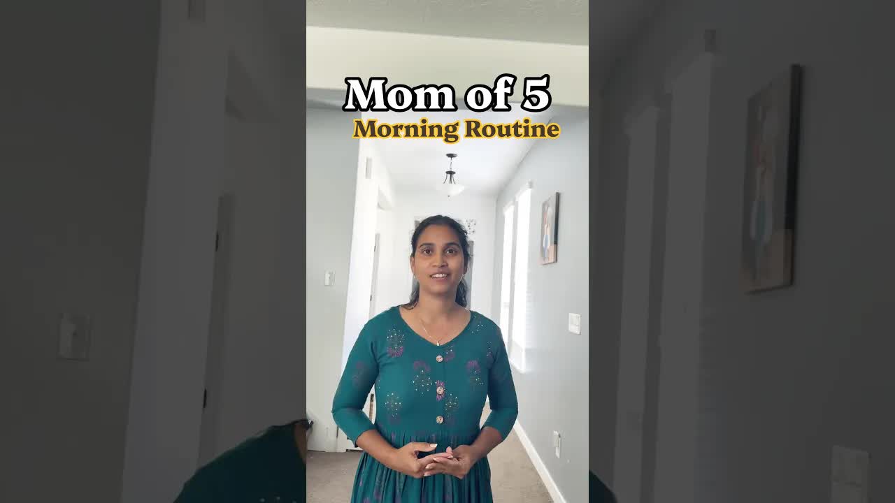 నా మార్నింగ్ రూటిన్: అమ్మగా నా జీవితం