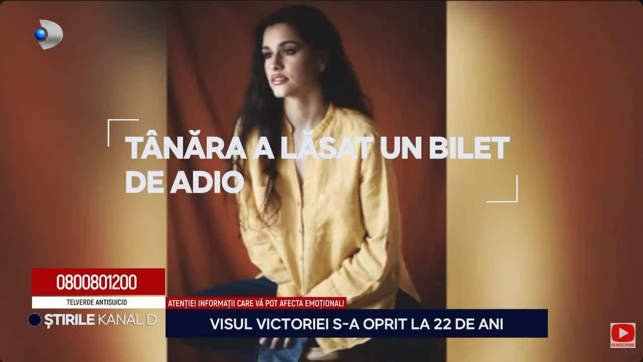 Visul unei tinere s-a oprit la 22 de ani
