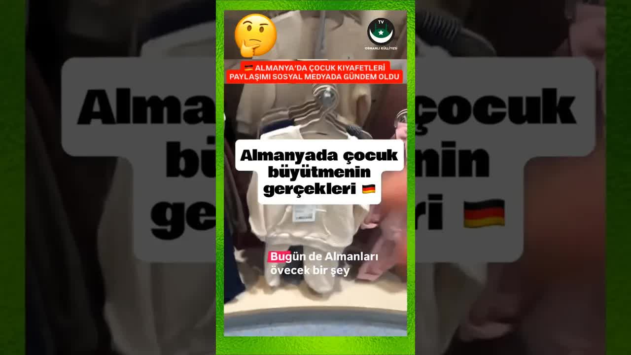 Almanya'da Çocuk Kıyafetleri Tartışması