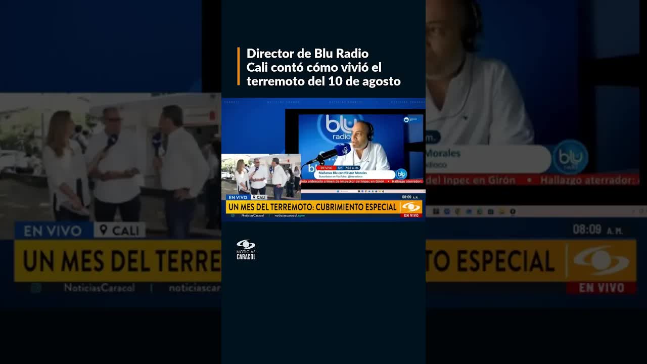 El espíritu del reportero ante el terremoto en Cali