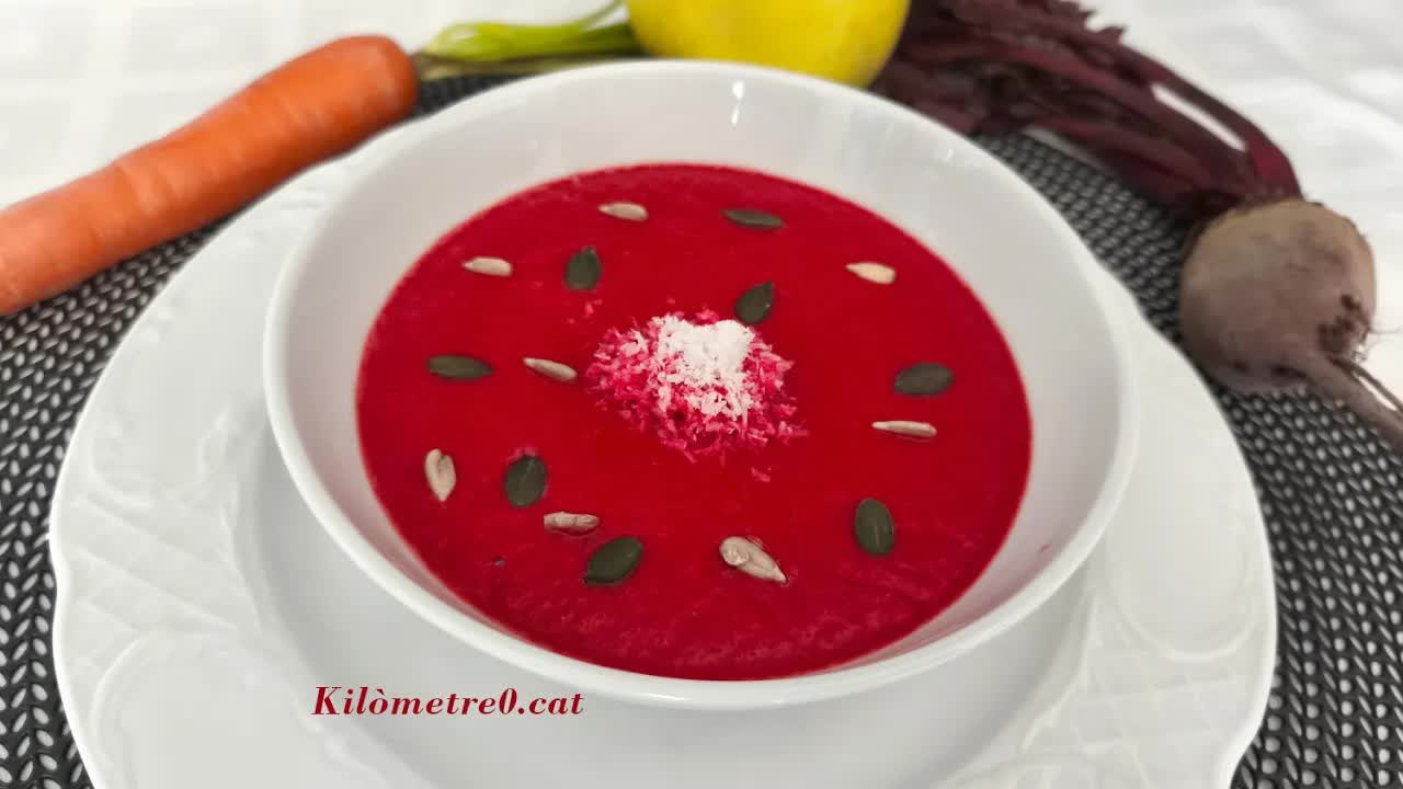 Com preparar una crema de remolatxa casolana