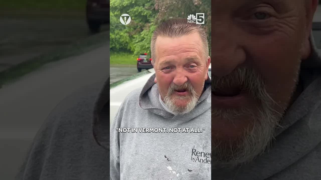 Resident Reacts To Tornado Damage In Vermont