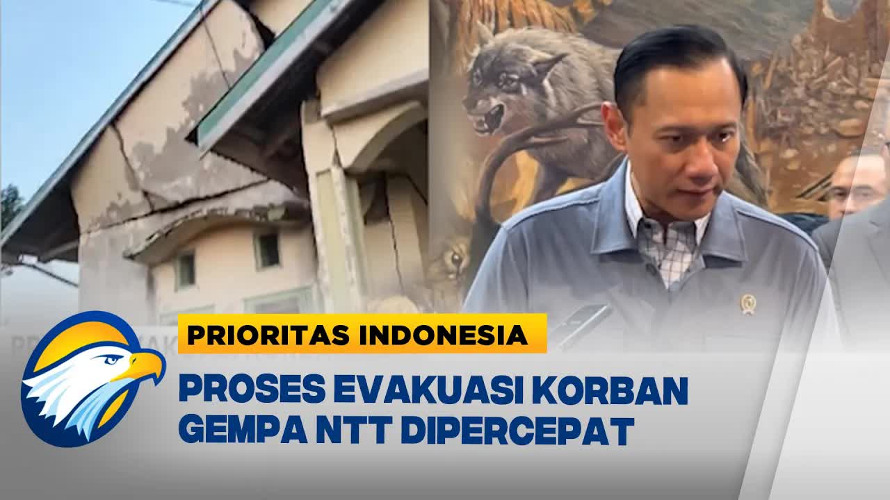 Pemerintah Percepat Evakuasi dan Infrastruktur NTT Pasca Gempa