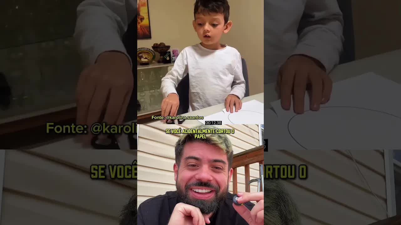 Criança mostra ansiedade em teste de paciência