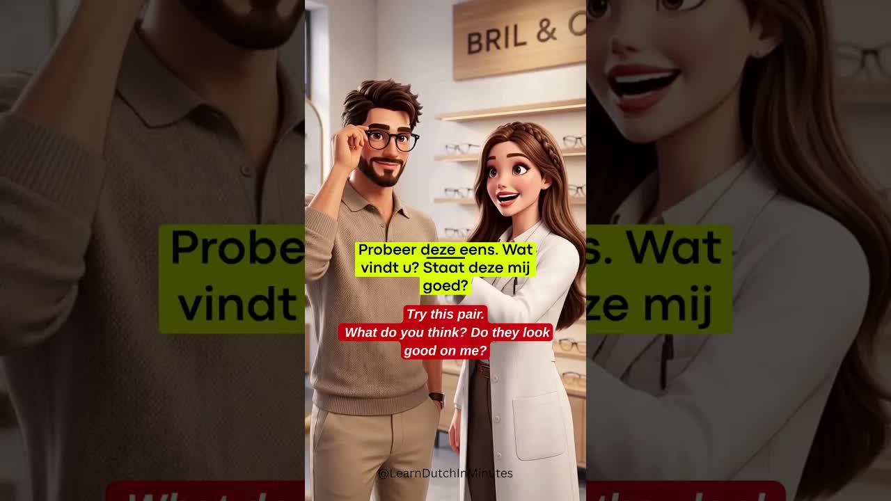 Een nieuwe bril kopen bij de opticien