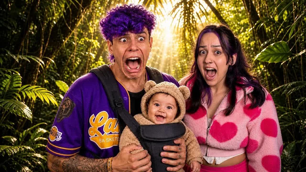 Aventura na floresta com minha filha