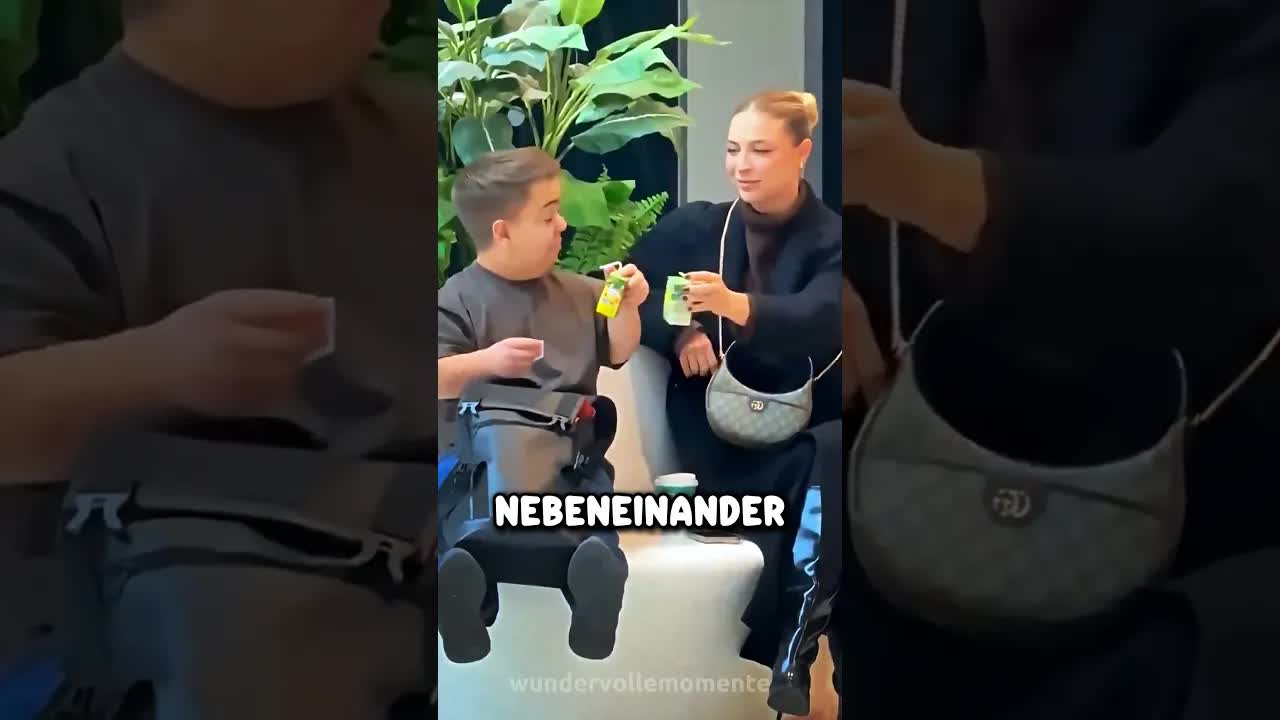 Autistischer Junge rührt mit seiner Geste die Herzen
