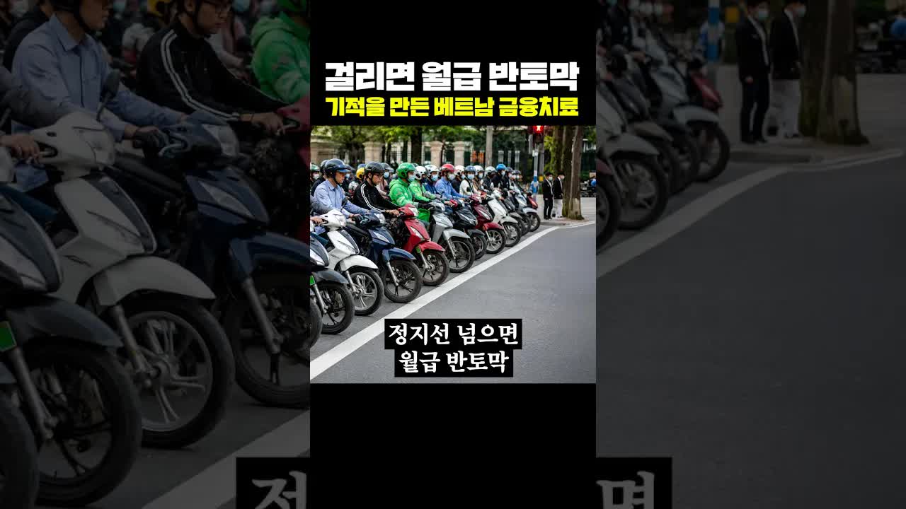 월급 반토막, 베트남 금융 치료의 충격