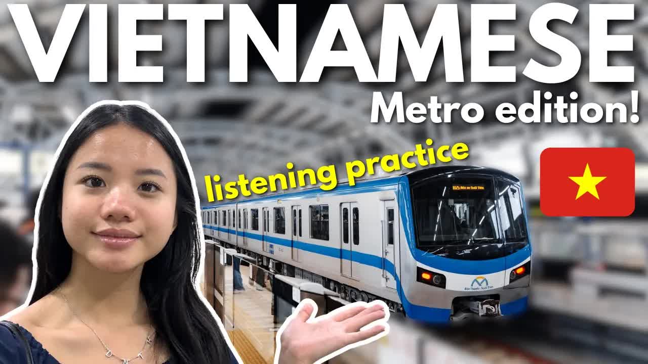 Đi tàu điện ngầm ở thành phố Hồ Chí Minh