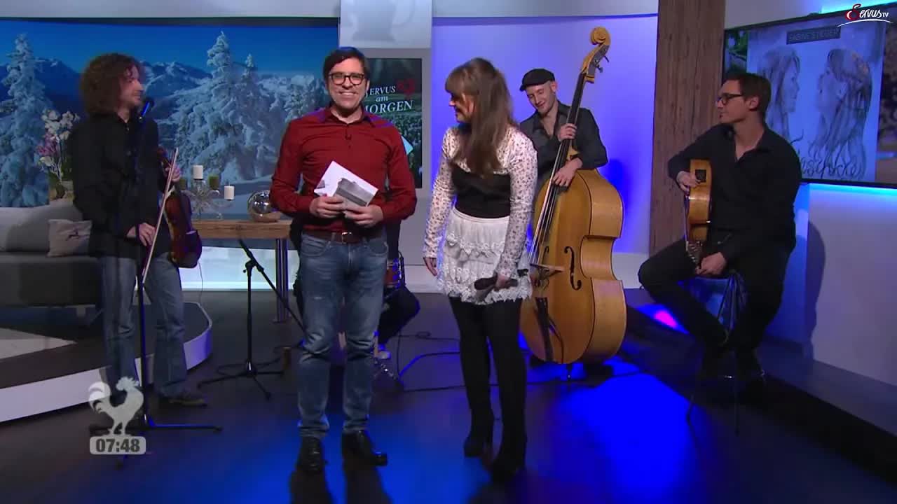 Sabine Steiger live in Servus am Morgen