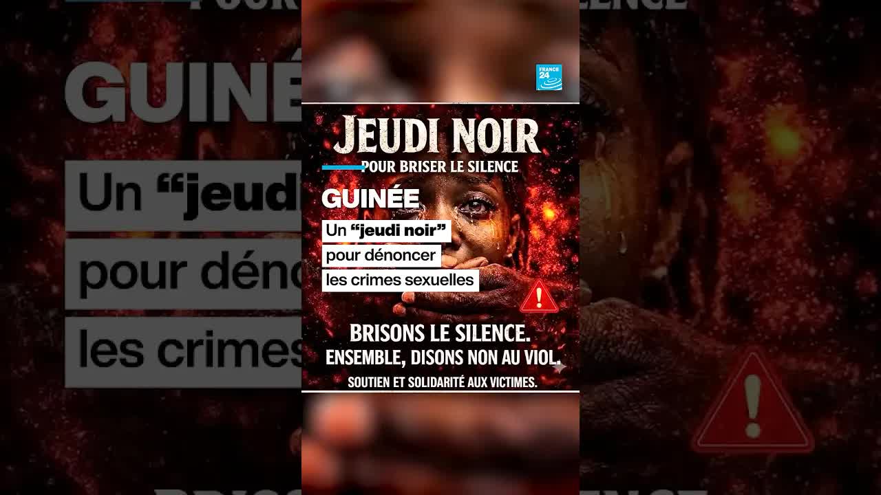 Jeudi noir contre les violences sexuelles en Guinée