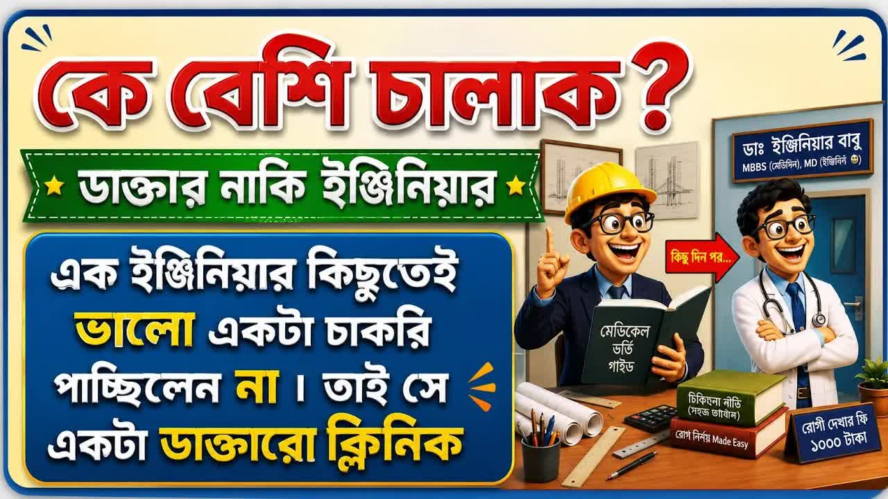 কে বেশি চালাক: ডাক্তার নাকি ইঞ্জিনিয়ার?