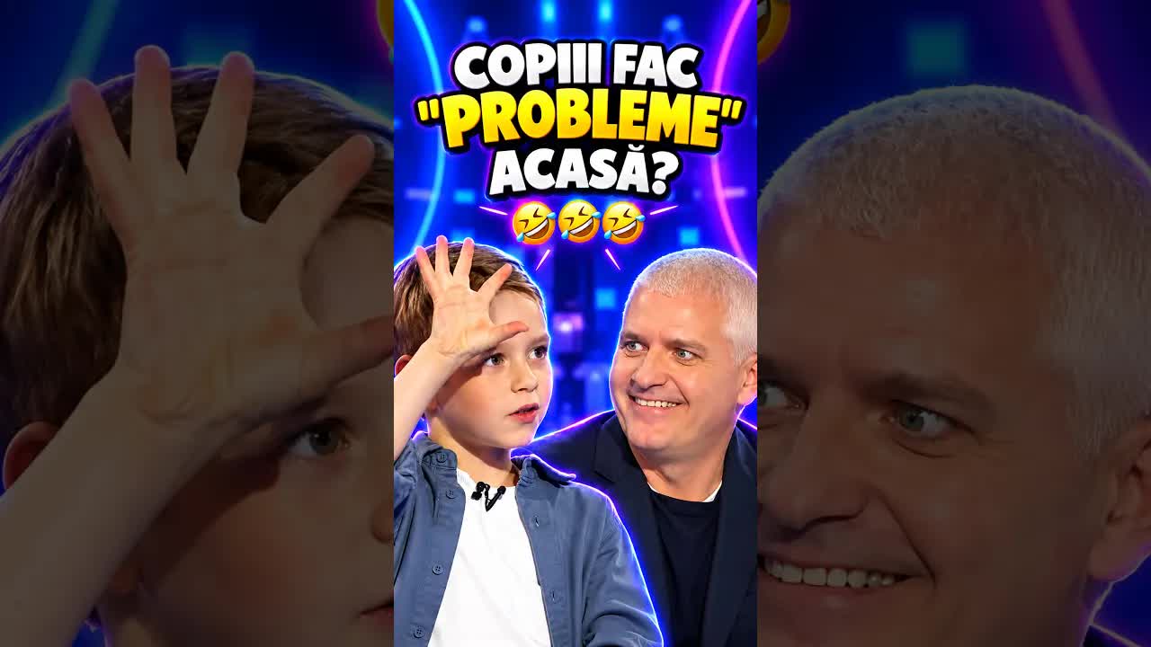 Copiii rezolva problemele acasa cu umor