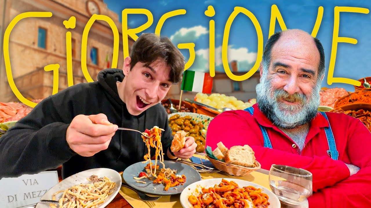 Pranzo da Giorgione nel suo ristorante a Montefalco