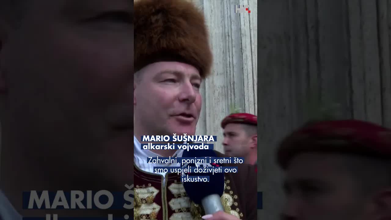 Sinjski alkari u Rimu i susret s papom