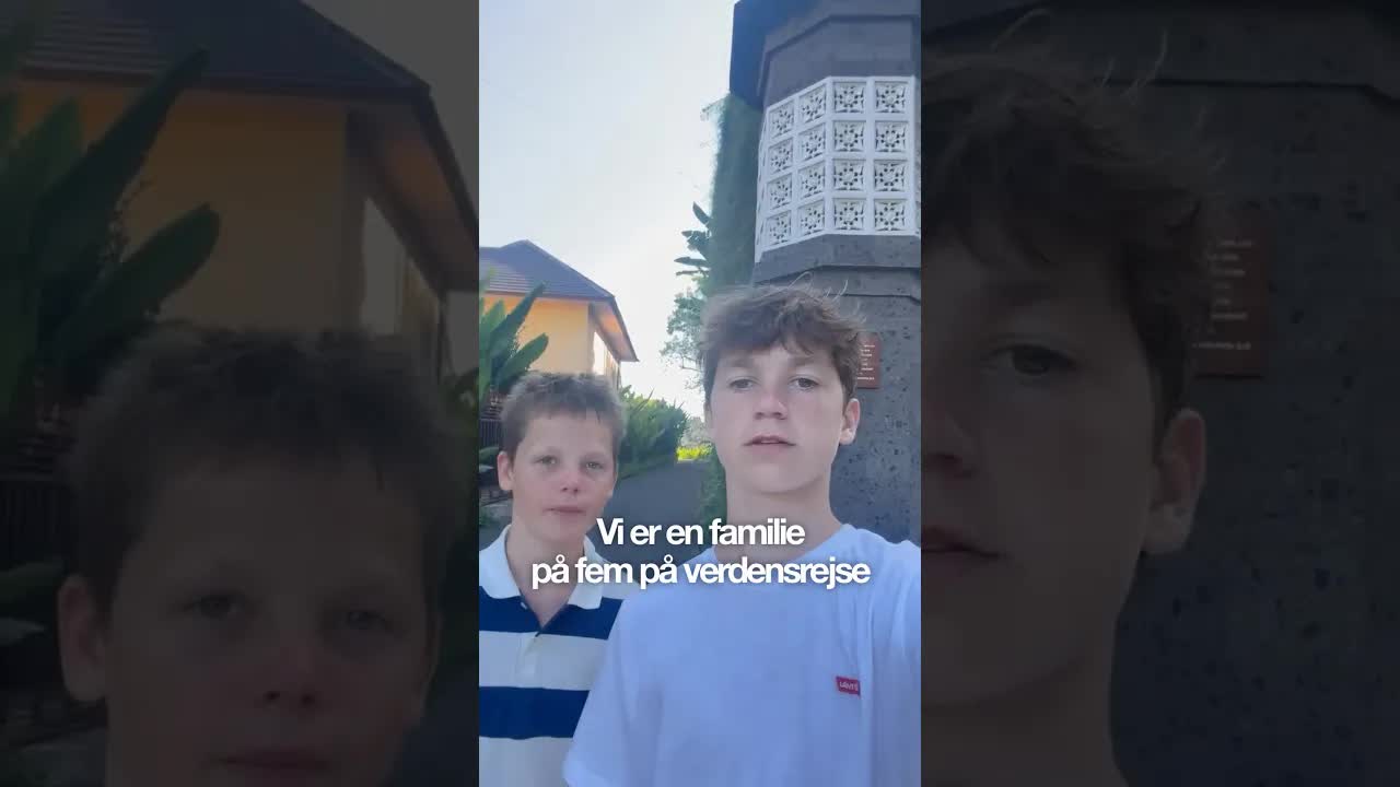 En familie rejser et helt år i stedet for skole
