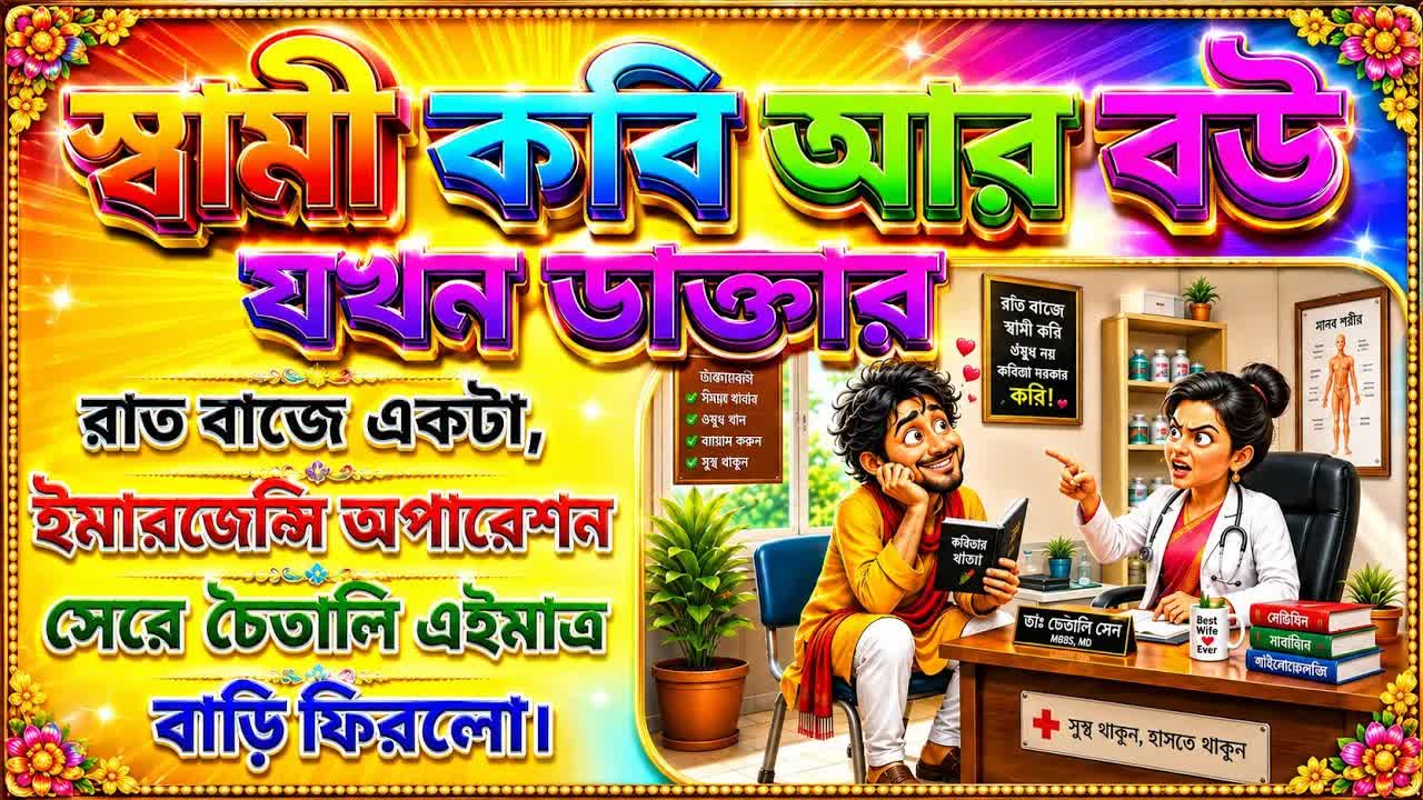 স্বামী কবি আর বউ ডাক্তারের ঝগড়া
