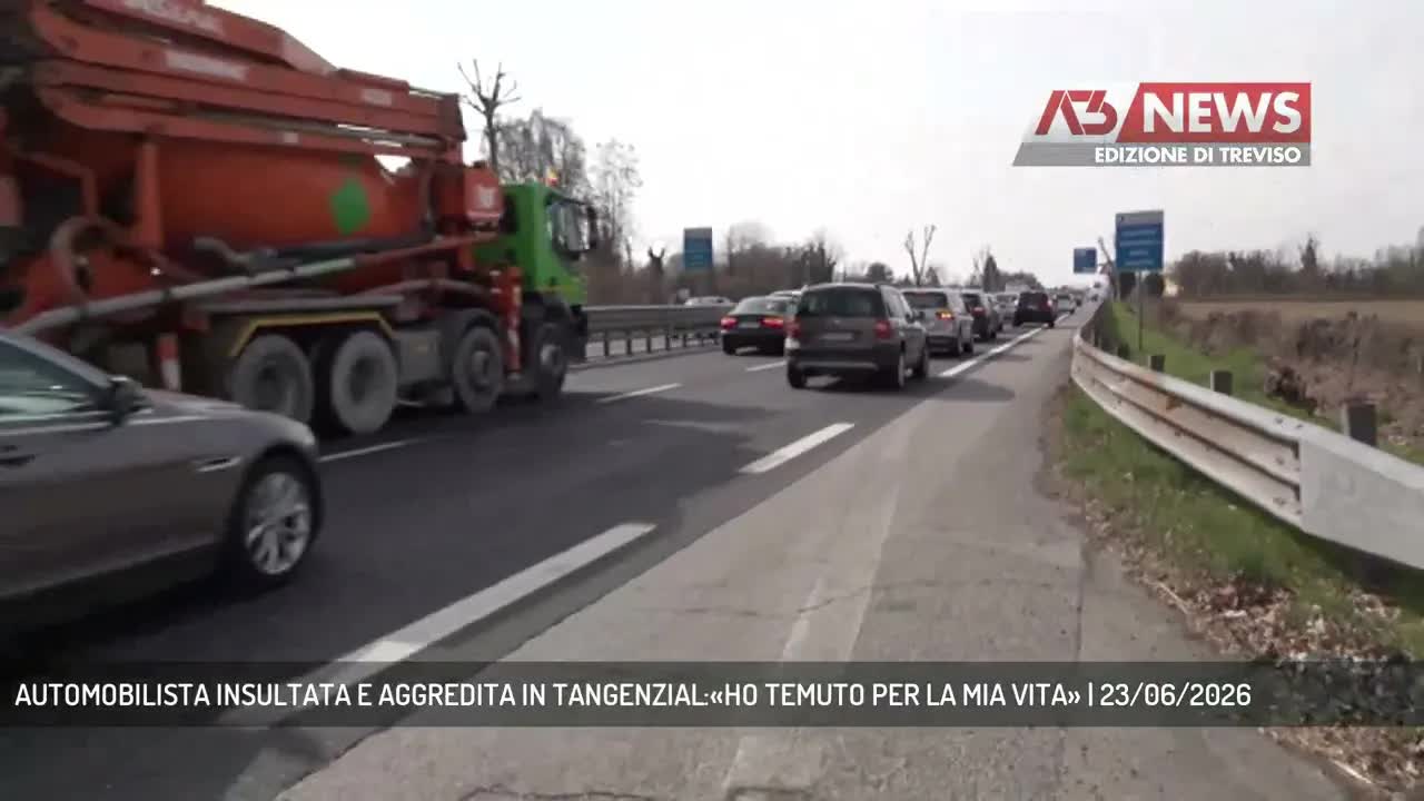 Donna aggredita in tangenziale a Treviso