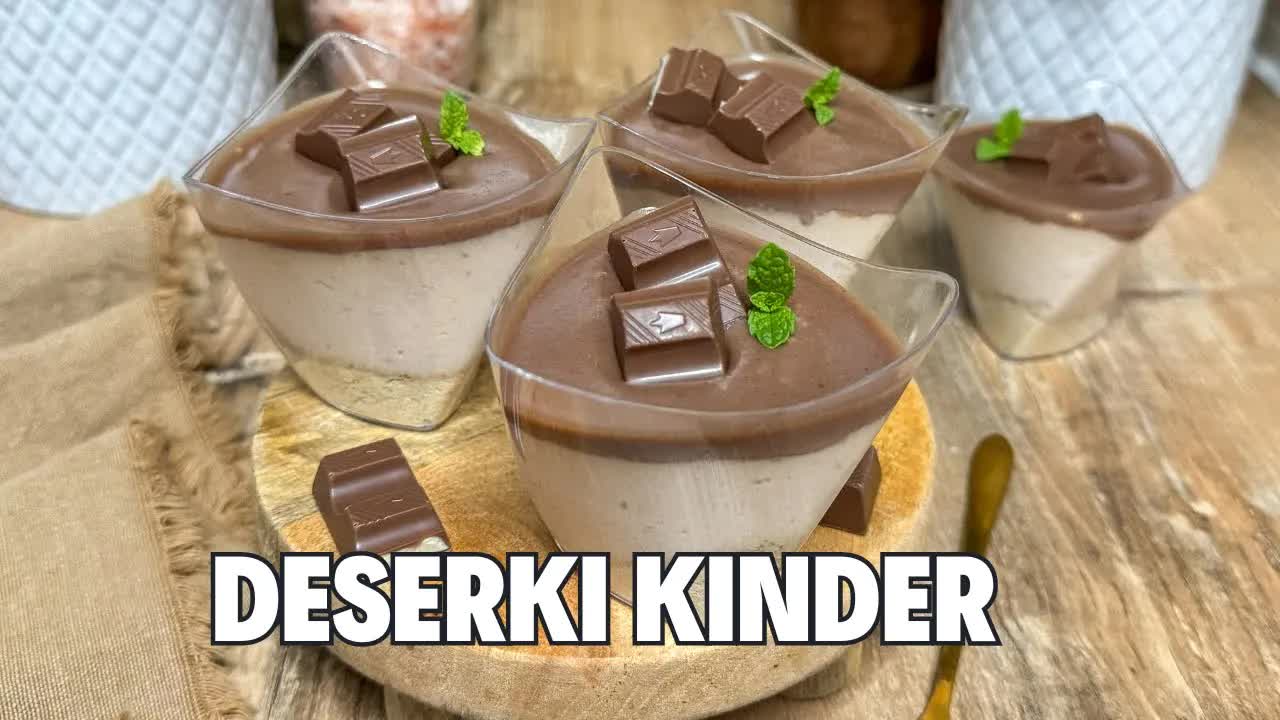 Szybki deser z Kinder czekoladek bez pieczenia