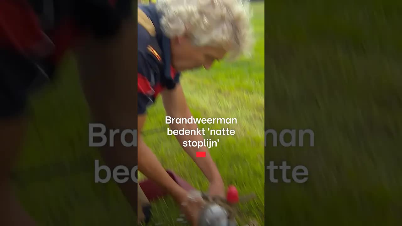 Brandweerman bedenkt natte stoplijn tegen bosbranden